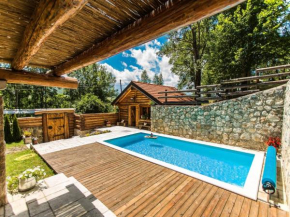 Pleasant Chalet in Bruvno with Private Pool